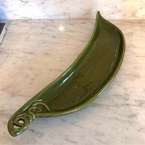 Pottery Barn garden crudité serving dish.